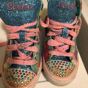 Skechers twinkle toes high top sneakers
